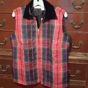 Drapers & Damons zip up vest NWT